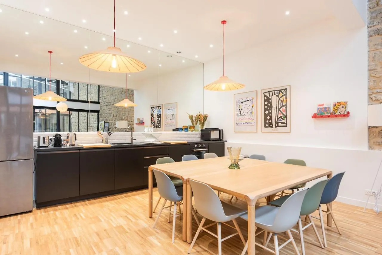 Fantastic Architect Loft For 10 Guests Near Metro Apartment Paris