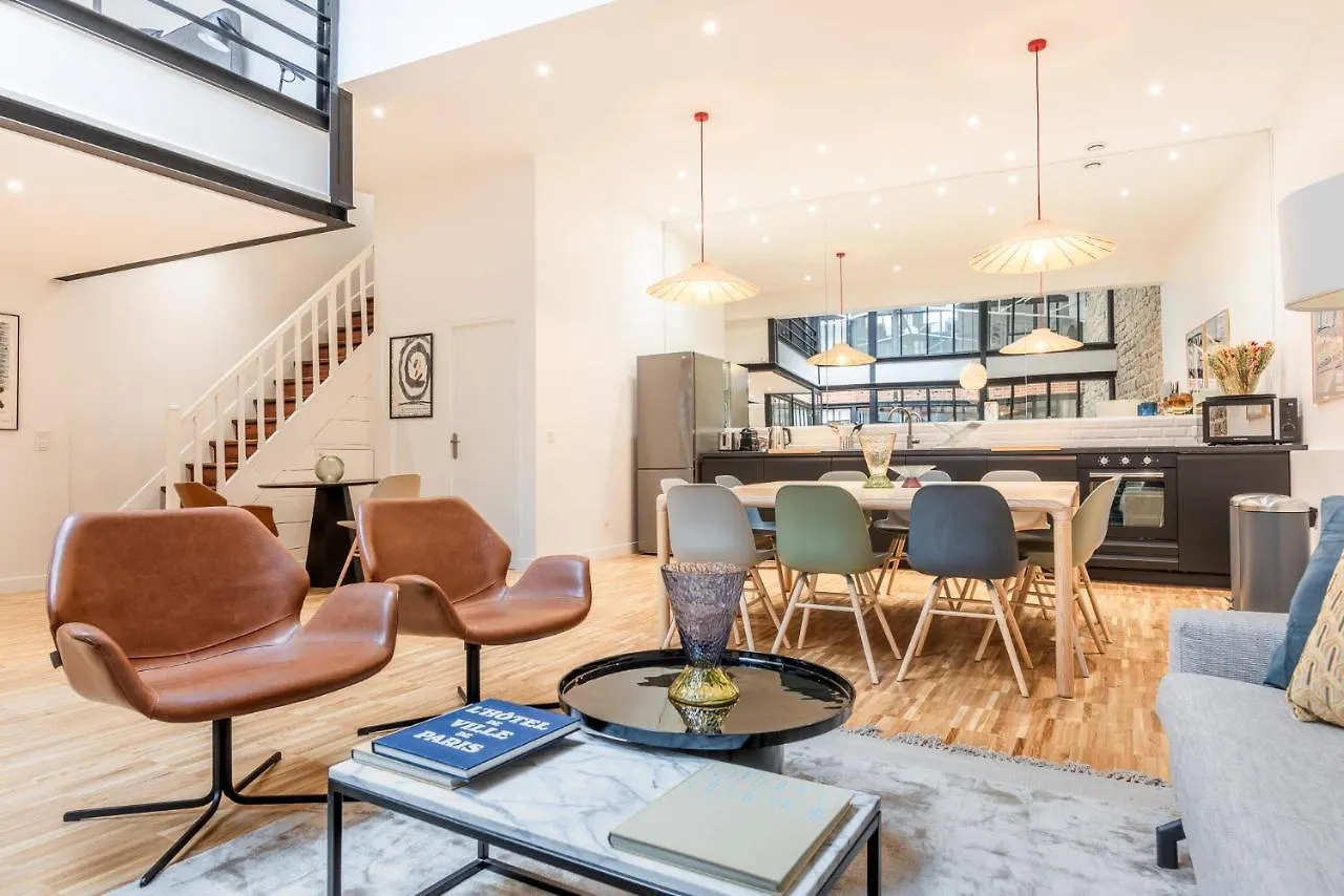 Fantastic Architect Loft For 10 Guests Near Metro Apartment Paris 0*,  France