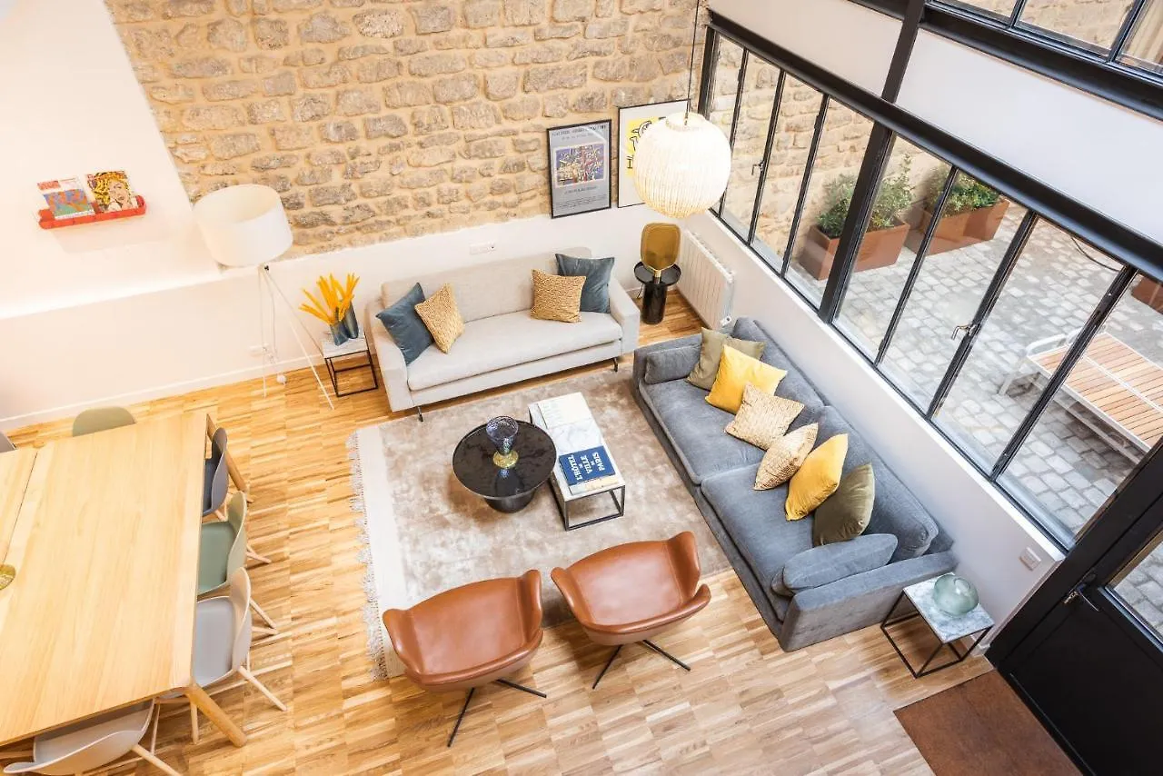 Fantastic Architect Loft For 10 Guests Near Metro Apartment Paris