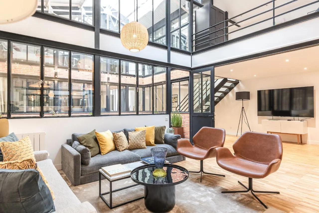 Fantastic Architect Loft For 10 Guests Near Metro Apartment Paris