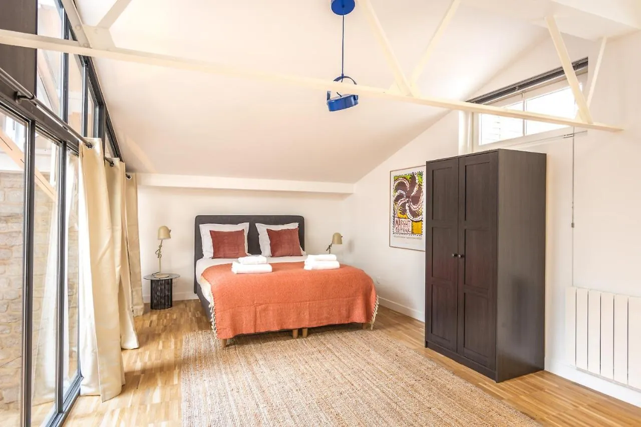 Fantastic Architect Loft For 10 Guests Near Metro Apartment Paris