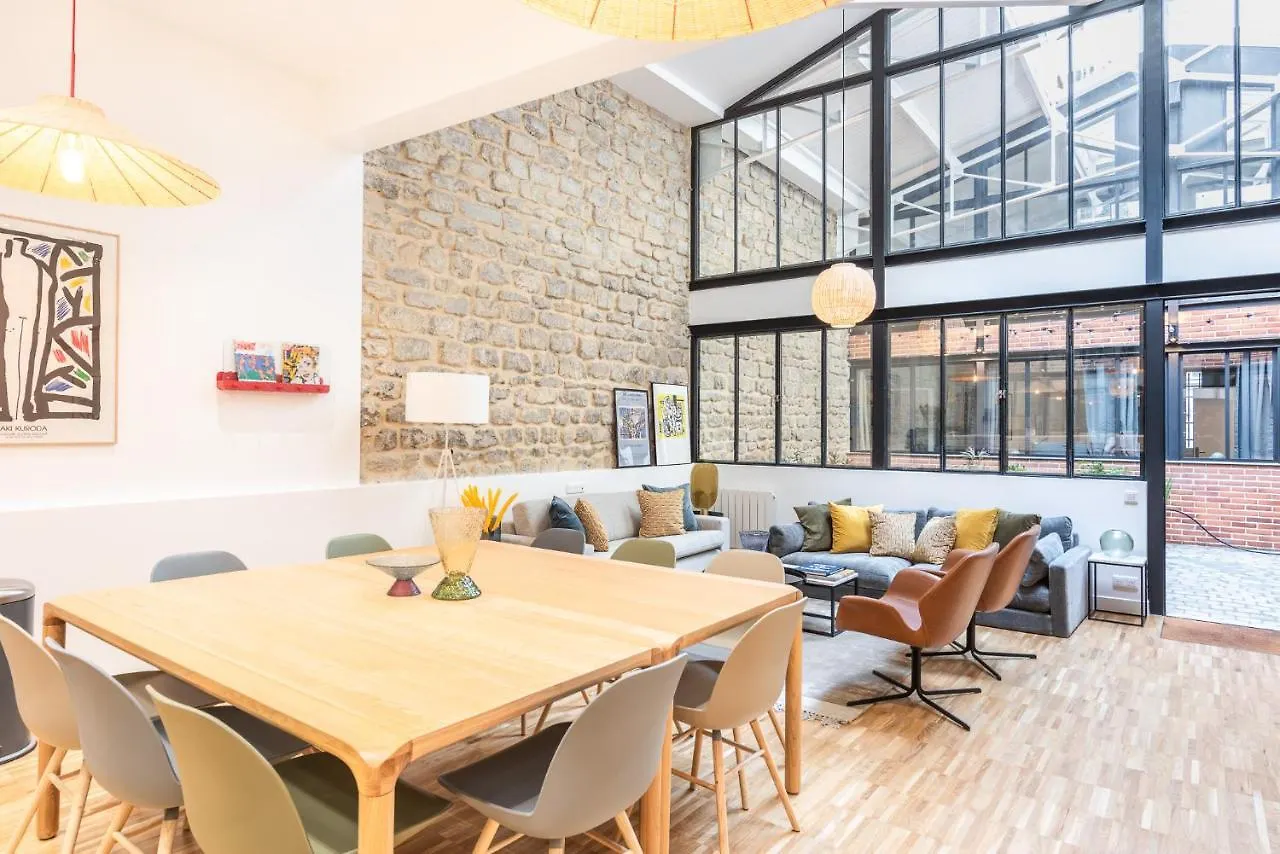Fantastic Architect Loft For 10 Guests Near Metro Apartment Paris