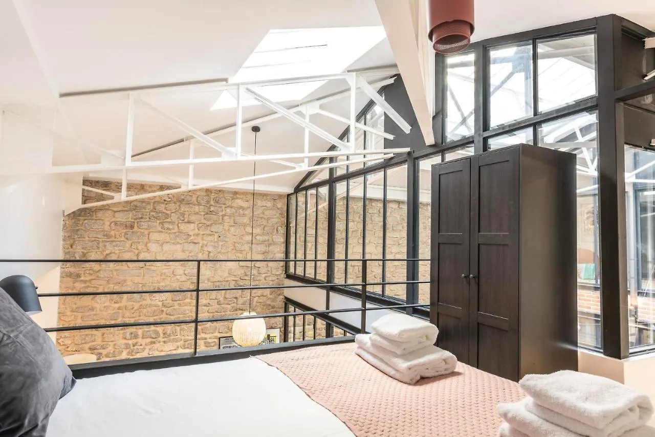 Fantastic Architect Loft For 10 Guests Near Metro Apartment Paris 0*,  France